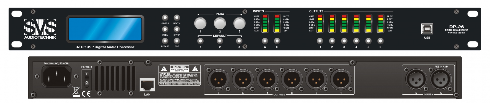 SVS Audiotechnik DP-26 Цифровой процессор: 2 входа 6 выходов в Южноуральске