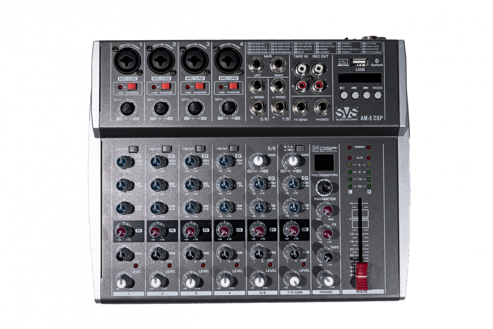 SVS Audiotechnik mixers AM-8 DSP Микшерный пульт аналоговый, 8-канальный в Южноуральске